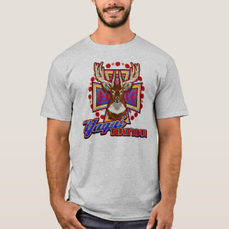 T-shirt de conception de cerfs communs de Yaqui
