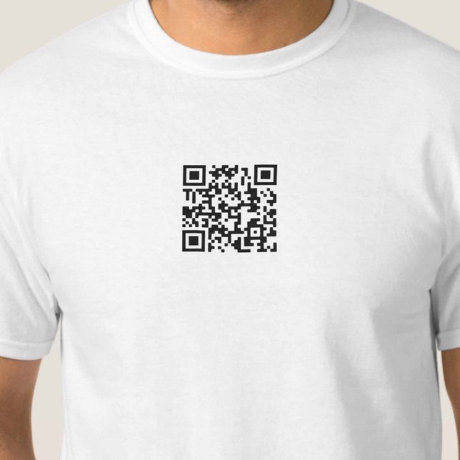 T-shirt de conception de code QR (Créateur téléchargé)