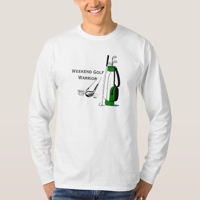 T-shirt de conception de guerrier de golf de (Devant)