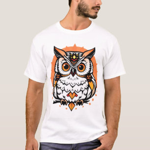 t-shirt de conception de hibou 1