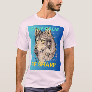 T-shirt de conception de loup