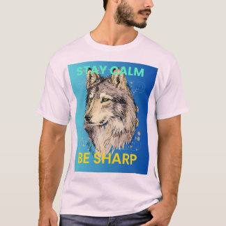 T-shirt de conception de loup