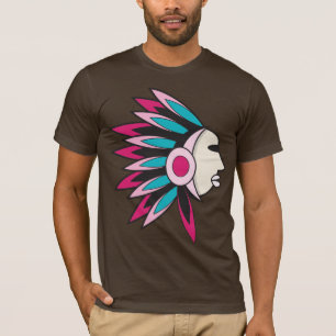 T-shirt de conception de natif américain