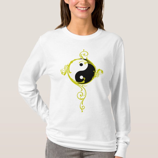 T-shirt de conception de Yin Yang (Devant)