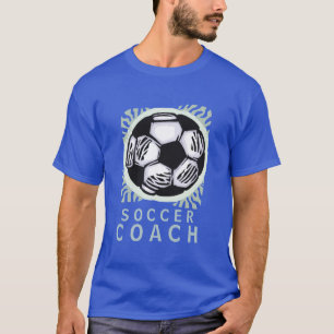 T-shirt de conception d'entraîneur du football