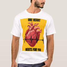 T-shirt de conception Heartbeat