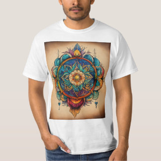 T-shirt de conception tatouage en ligne amérindien
