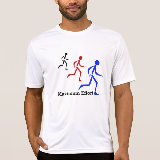 T-shirt de concurrent du Sport-Tek des hommes (Devant)