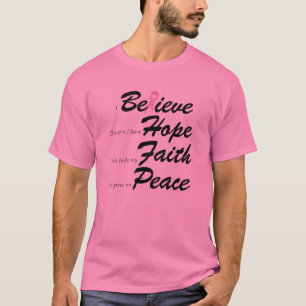 T-shirt de conscience de cancer du sein