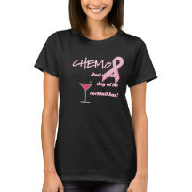 T-shirt de conscience de cancer du sein de chimio