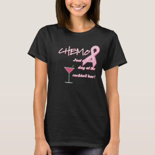 T-shirt de conscience de cancer du sein de chimio