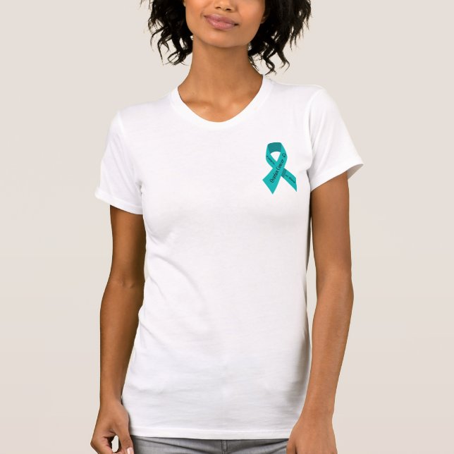 T-shirt de conscience de Cancer ovarien (Devant)