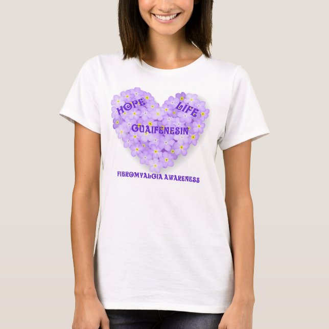 T-shirt de conscience de fibromyalgie (Devant)