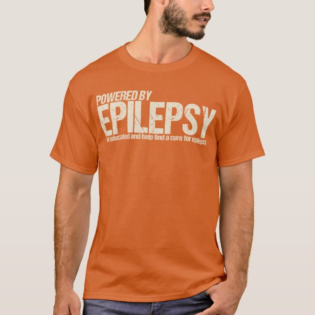 T-shirt de conscience d'épilepsie (Devant)