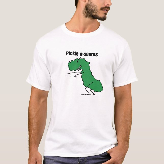 T-shirt de Conserves au vinaigre-un-saurus (Devant)