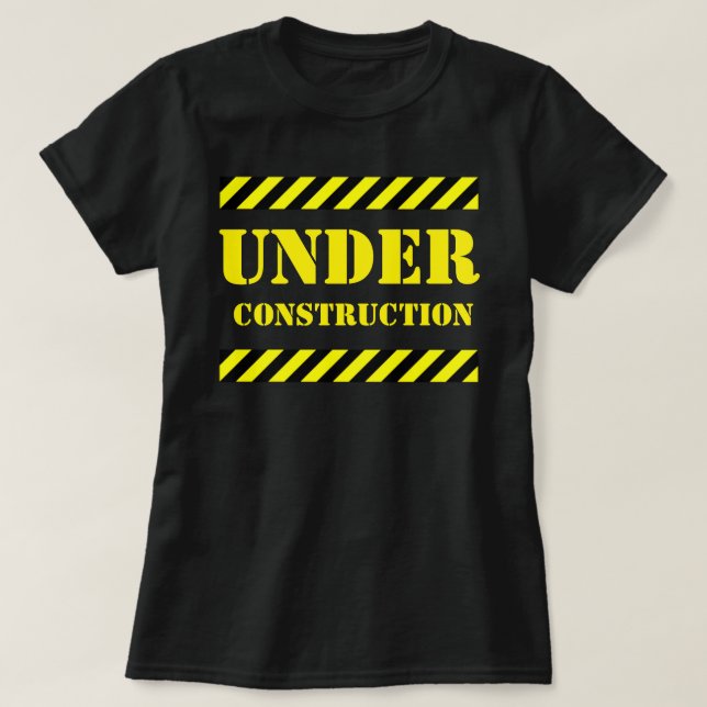 T-shirt DE CONSTRUCTION (Design devant)