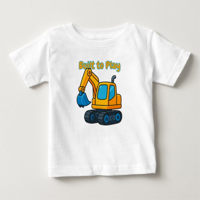 T-shirt de construction amusant pour garçons et fi (Devant)