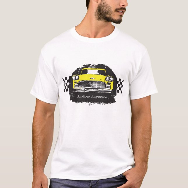T-shirt De contrôleur de cabine de chauffeur de taxi (Devant)