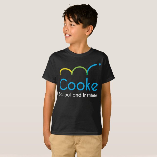 T-shirt de Cooke d'ENFANTS, noir (Devant entier)