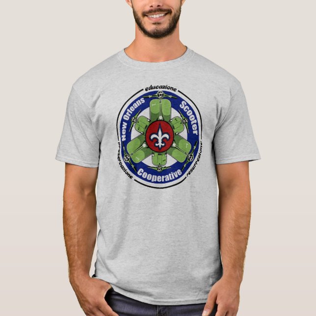 T-shirt de coopérative de scooter de la (Devant)