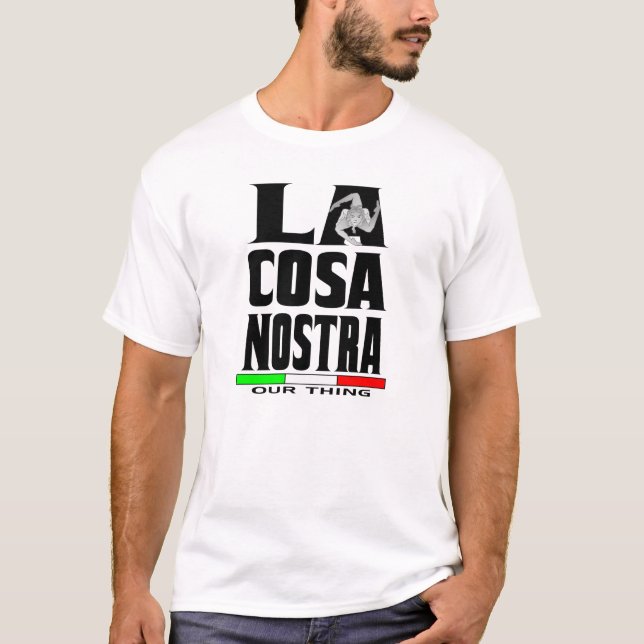 T-shirt de COSA NOSTRA (NOTRE CHOSE) de LA (Devant)