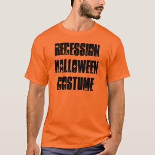 T-shirt de costume de Halloween de récession,