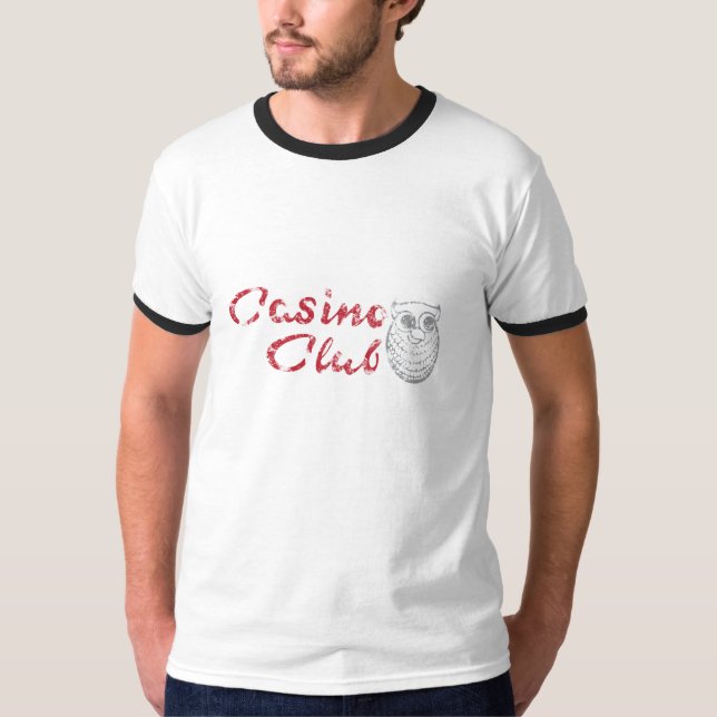 T-shirt de couche-tard de club de casino de casino (Devant)