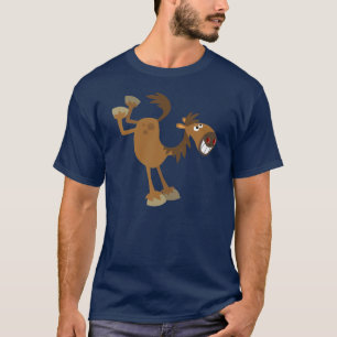 T-shirt de coup de pied mignon de cheval de bande