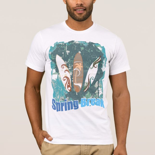 T-shirt de coupure de ressort de surfers (Devant)