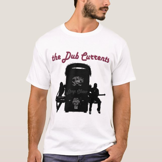 T-shirt de courants de copie (Devant)