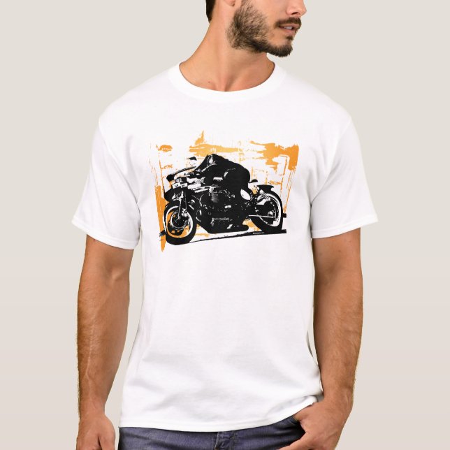 T-shirt de coureur de moto (Devant)