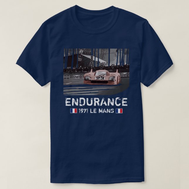 T-shirt de course 1971 à 2 côtés (Design devant)