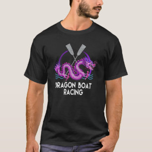 T-Shirt de course de bateau Dragon Rose