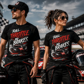 T-Shirt de course Full Throttle No Brakes