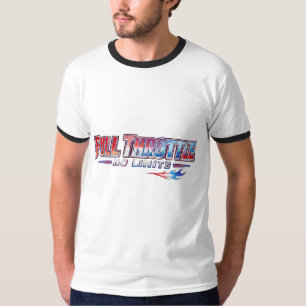 T-Shirt de course patriotique Full Throttle sans l