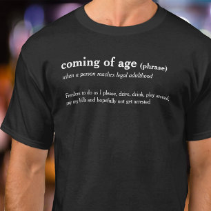 T-shirt de coutume de définition de dictionnaire