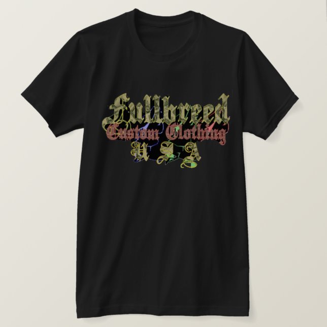 T-shirt de coutume de Fullbreed (Design devant)