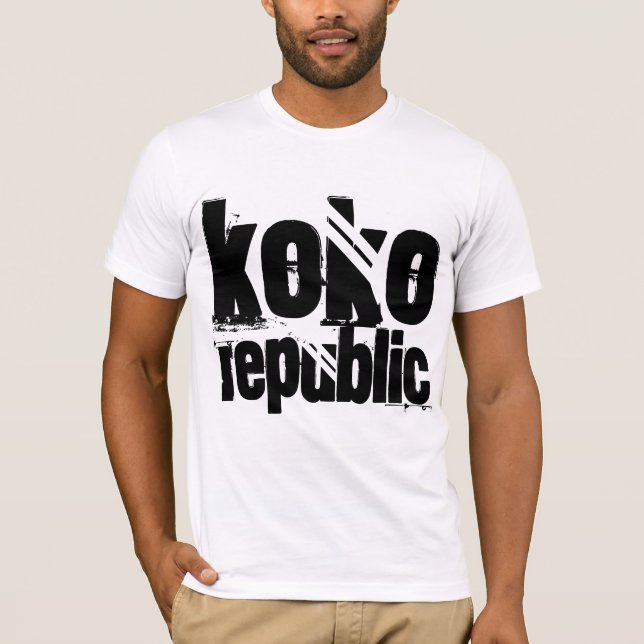 T-shirt de coutume de République de Koko (Devant)