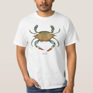 T-shirt de crabe bleu