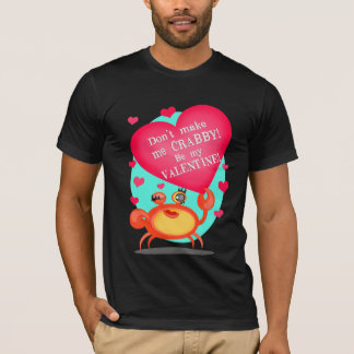 T-shirt de crabe de Saint-Valentin