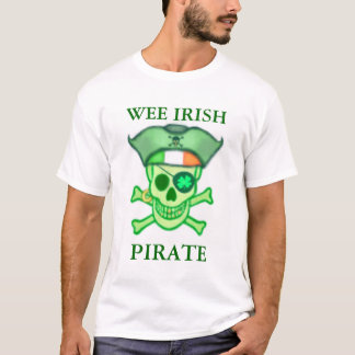 T-shirt de crâne de pirate du jour de St Patrick