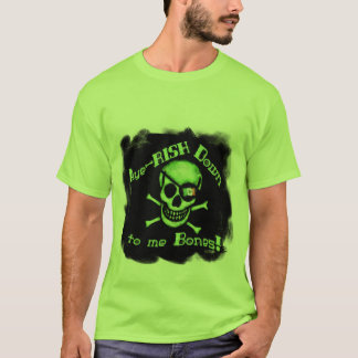 T-shirt de crâne de pirate du jour de St Patrick