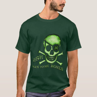 T-shirt de crâne de pirate du jour de St Patrick