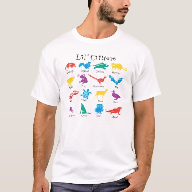 T-shirt de créatures de Lil (Devant)