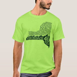 T-shirt de crêtes élevées d'Adirondack (logo ve