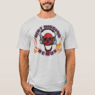 T-shirt de creusement de démon de saleté