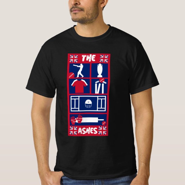 T-shirt de cricket anglais (Devant)