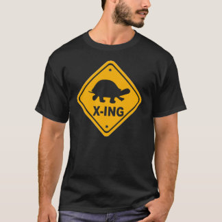 T-shirt de croisement de la tortue des hommes