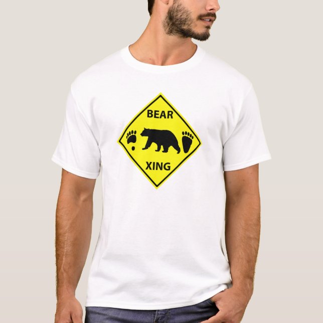 T-shirt de croisement d'ours (Devant)