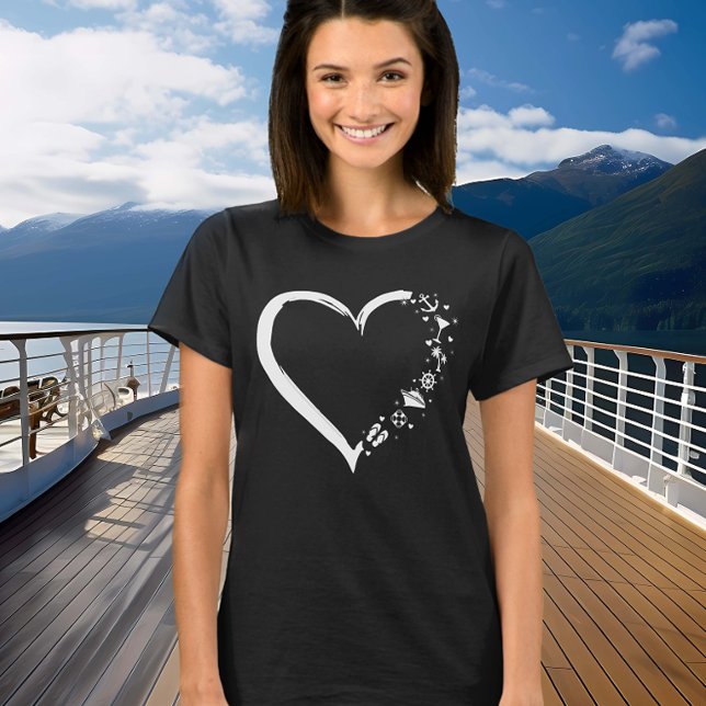 T-shirt de croisière Coeur Lover (Créateur téléchargé)